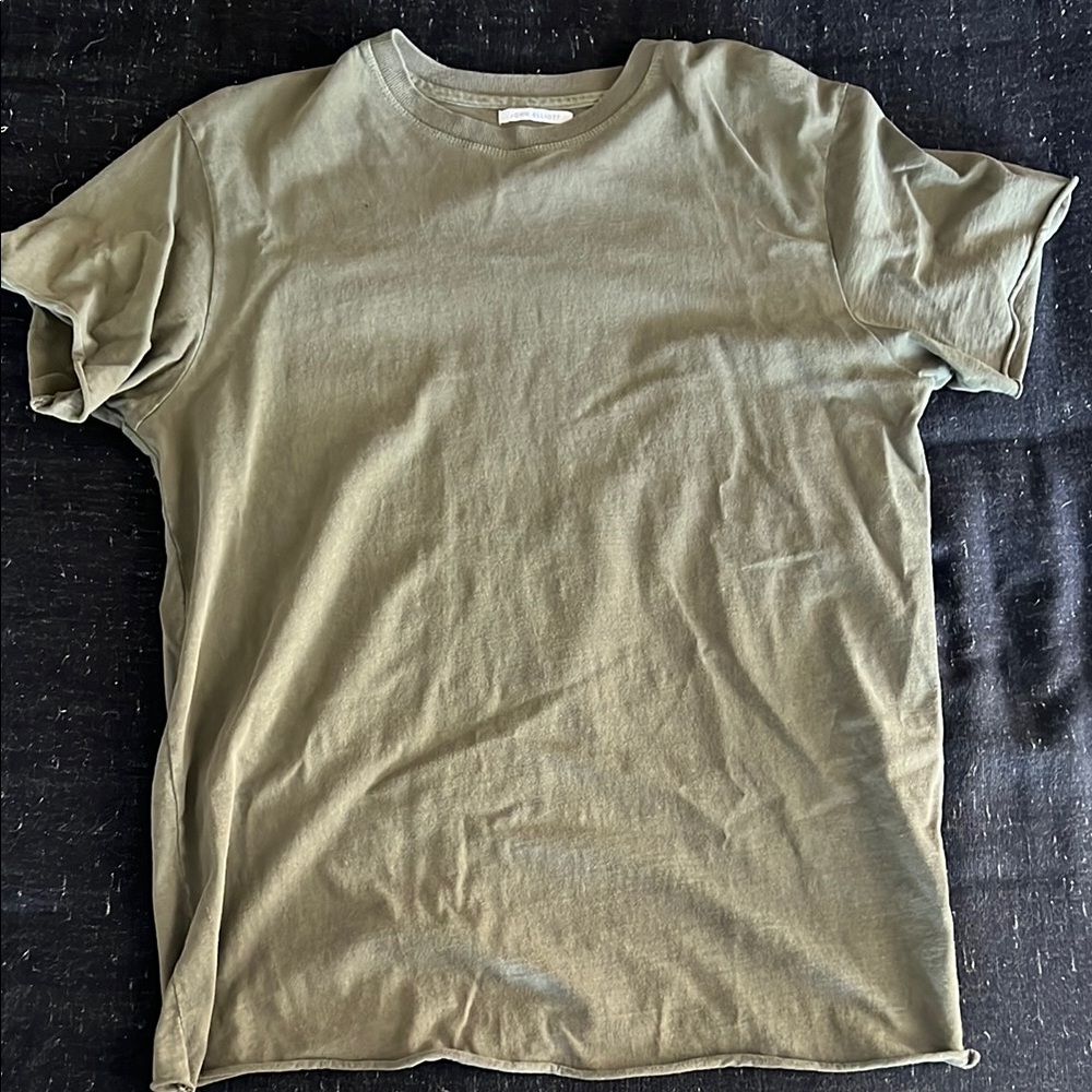 John Elliott — Olive Green Men's Shirt